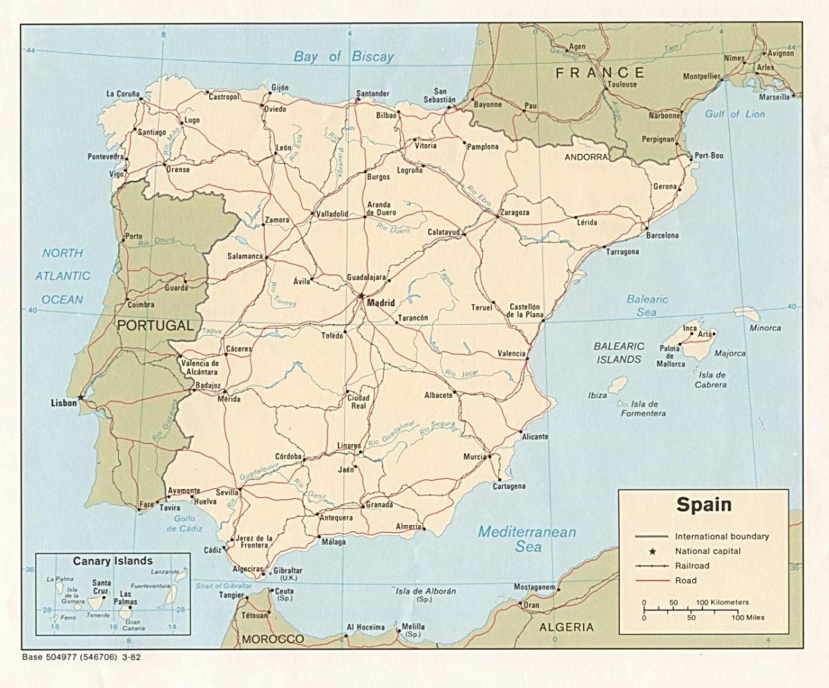 Madrid sa mapa